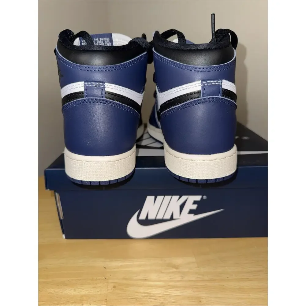 Nike Jordan 1 Retro High Midnight Navy GS Size 4.5Y 6 Women’s FD1437-401 NEW